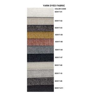 Brown Fabric Upholstered Dining Chairs , Wear Proof Furniture Dining Chair