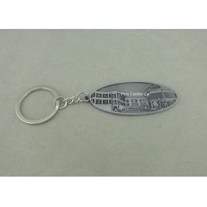 Pewter Stamped, Die Spinning, Injection Scuba Diving Promotional Keychain,