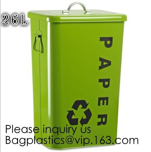 Buy Household Metal Tin Garbage /Dust Bin,Metal Dog Pet Food Storage Bin Tin/Galvanized Trash Can/Garbage Bin,Store Supplies at wholesale prices