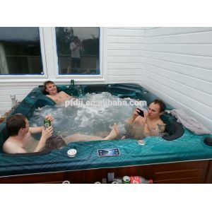 Quality Combo Massage Spa Pool Hot Tub Computer Control With 1 Lounge / 4 Seats for sale