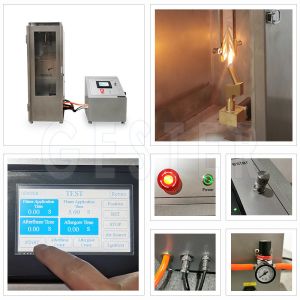 GB/T 5455 Vertical Flammability Test Chamber For Fabric
