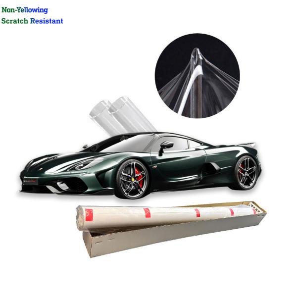 10 Mil Heat Repair Transparent TPU Paint Protection Film High Gloss Invisible Cloth PPF Anti Scratch