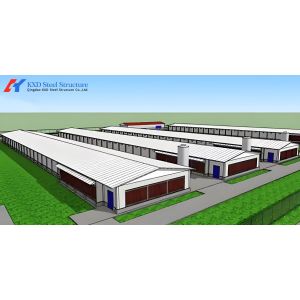 Galvanized Steel Piggery Shed Construction Steel Structure Chicken Shed