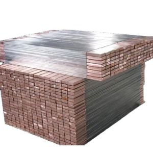 Titanium Clad Copper Bar T1 T2 1.0mm-2.5mm electrolysis electroplating