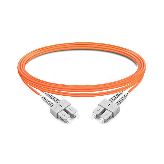 Buy 7m (23ft) Duplex OM2 Multimode SC UPC To SC UPC PVC (OFNR) Fibre Patch Leads at wholesale prices