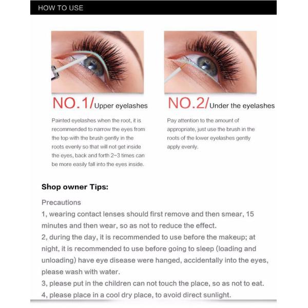 Nourishing Raise Eyelash Thickening Serum / Shiny Charming Natural Eyelash Growth Serum