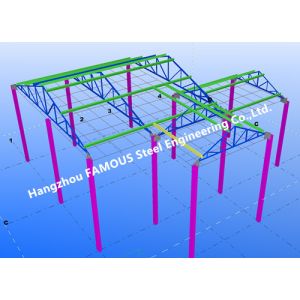 Modular Design Pre-Fabricated Structural Steel Fabrication Quickly Assembled