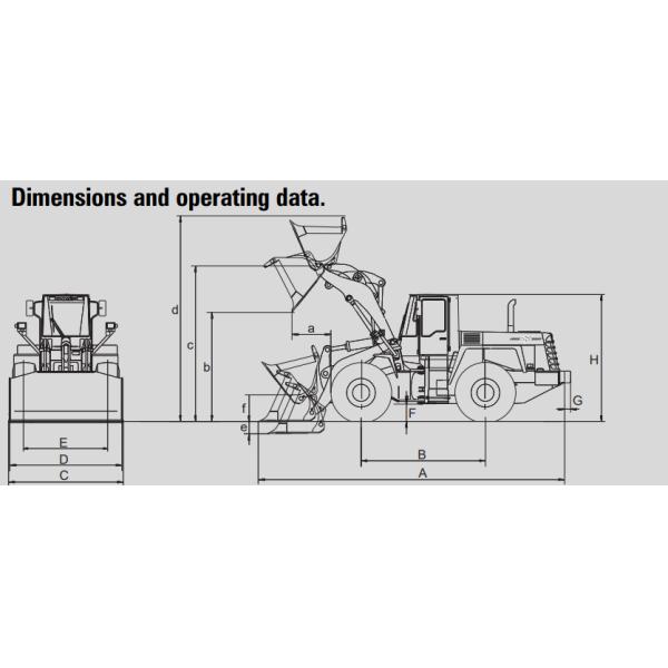 WA 320-3 Komastu Used Wheel Loaders Used Payloader Comfortable Driving
