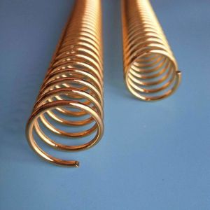 Dia 6mm Electroplating Metal Spiral Binding Coils