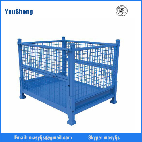 Buy Warehouse collapsible steel storage cages at wholesale prices