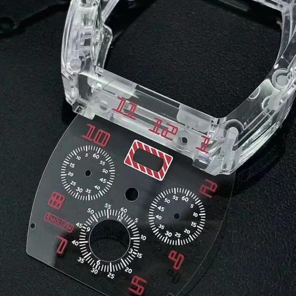 Waterproof Scratch Resistant Sapphire Watch Case Pink Blue 0.5 - 200mm Thickness