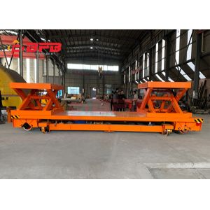 OEM Dc Motor 50T Hydraulic Lifting Transfer Cart Steerable