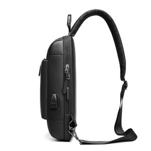 Customizable Cross Body Mens Sling Bag Multi Compartment Daily Used