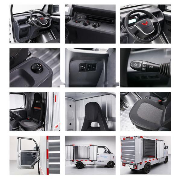 Green and Pink Wuling E10 EV Express Special Electric Car for Delivery of Energy Cars