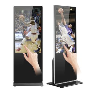 Quality 16:9 55 Touch Screen Kiosk 500 Nits Digital Kiosk Display 1920*1080 for sale