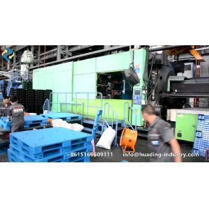 Double faced HDPE heavy duty plastic pallet for warehouse