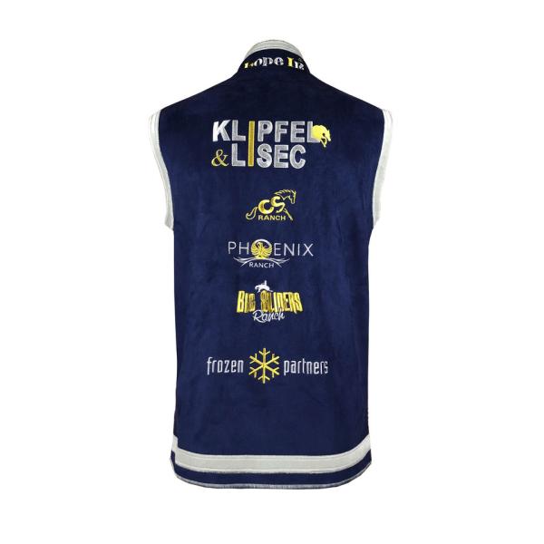 Customized Embroidered Poly Cotton Training Team Vest with Wicking Breathable Design