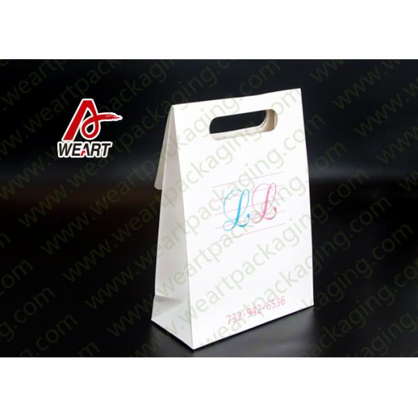 Custom Unique Design Printed Commercial Shopping Die Cut Candy Paper Bag