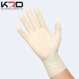 China Medical disposable latex gloves on sale