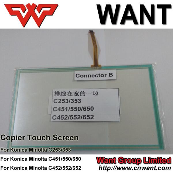 C253 C353 C203 Hight Quality Touch Screen touch panel Copier Parts For Konica