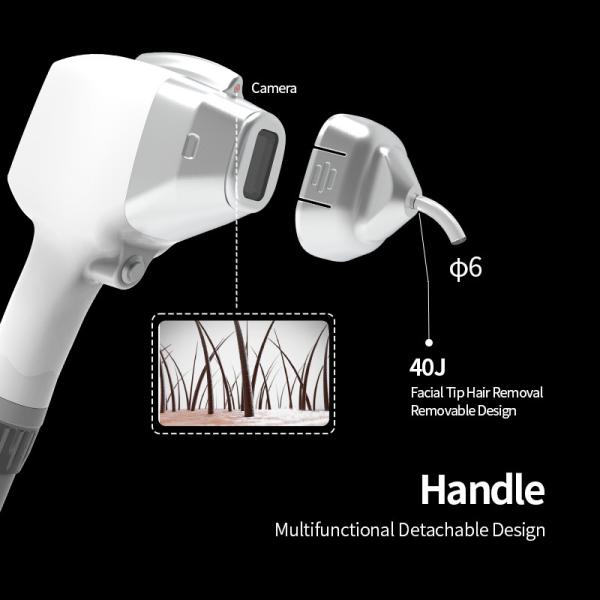 Portable 808nm Diode Laser Hair Removal Machine High Power With Mini Spot Size