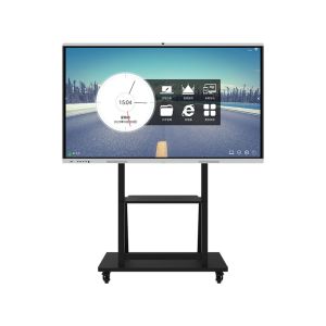 75 Inch Wall Touchscreen Monitor Smart Interactive Flat Panel With Android OS