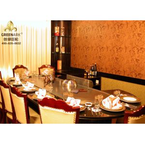 Japanese Style Oval Shape Stainless Stell Teppanyaki Grill Catering Equipment