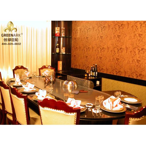 10 Seats Oval Shape Stainless Stell Japanese Teppanyaki Table Grill