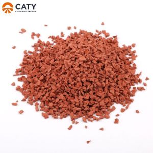Environmental UV Resistant EPDM Rubber Granules For Running Track Playgrounds