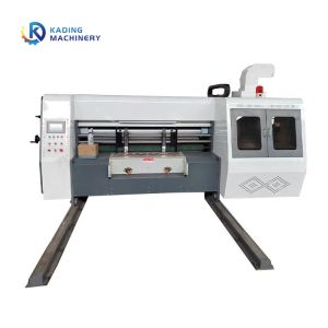 High Accuracy Corrugated Box Printing Machine With Slotting Die Cutting