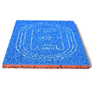400 Meter Jogging Tracks 9MM Athletic Track Material eco-environmental