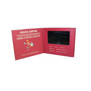 Advertising Video Invitation Card 8Ω 2W Speaker With Rechargeable Battery