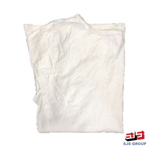 Pure White T Shirt Wiping Cotton Oil cutting used clothes Cleaning Rags Waste
