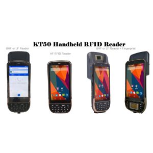 5" Handheld Rugged Androidpda Barcode Scanner Barcode Scanner / Fingerprint