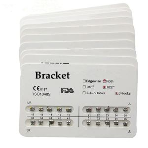 China Hospital Stainless Steel 0.022 Dental Teeth Braces on sale
