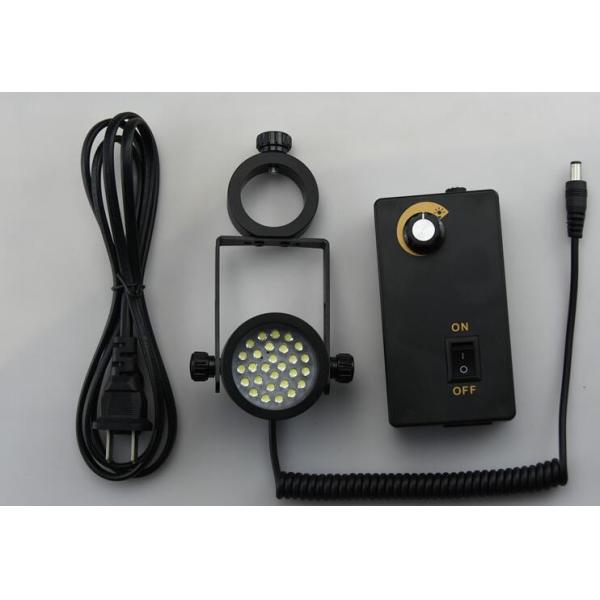 Angle adjustable stereo microscope illuminator oblique slanting led light