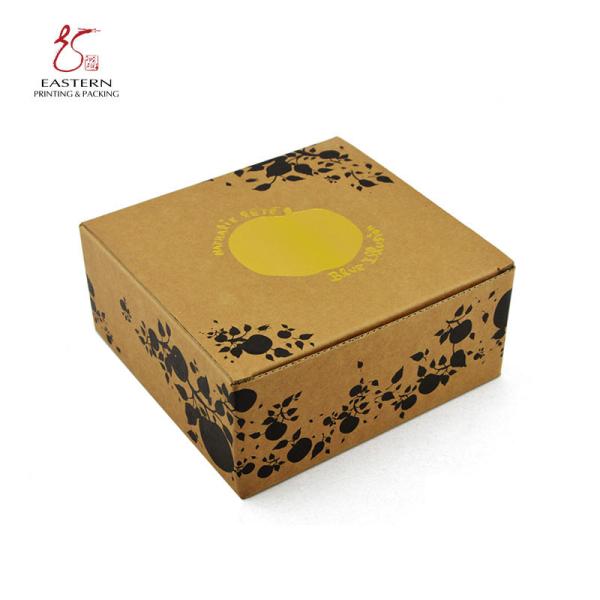 Buy E flute Corrugated Packaging Box , Custom Printed Corrugated Boxes With Gold Foil at wholesale prices