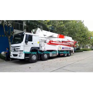 China 5 Arms Concrete Pumping Machine With Multilingual Man-Machine Interface System on sale