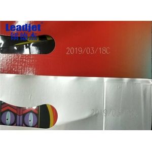 280m/min Leadjet Inkjet Printer Automotive Accessories For Barcode / Logo