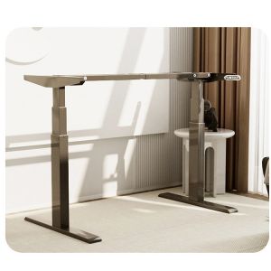 Customizable Dual Motor Stand Workbench Table for Modern Home Office Computer