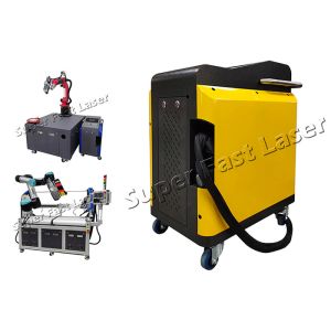 220V Air Cooling 100W Raycus Laser Rust Remover Machine