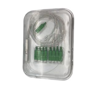 2 Core Mini 1X2 1X16 PLC Fiber Splitter in SC/FC/LC/ST APC UPC Mini UPC Fiber