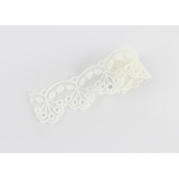 Embroidered Graceful Cotton Lace Trim Neeting Edging For Girl's Dress 2.5CM Width