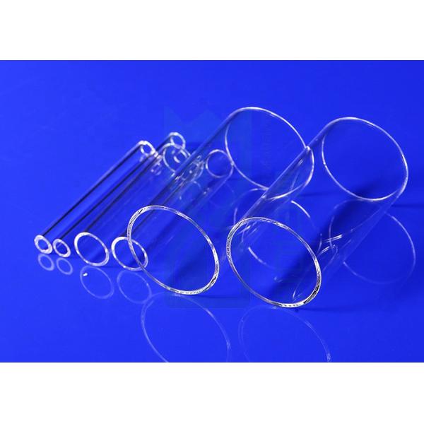 Buy SIO2 Transparent Quartz Glass Tube Polished Fused Electrical Insulation at wholesale prices