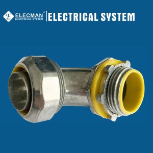 Zinc 90 Degree Liquid Tight Connector 1 Inch