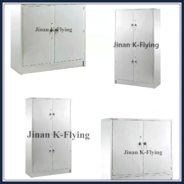 Lockabe Hospital Stainless Steel Medical Cabinet Four Doors