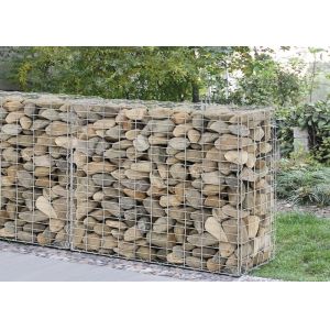 Galvanized Gabion Box 2x1x1m 380-550N/mm2 Tensile Strength