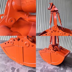 Mechanical Hydraulic Clamshell Excavator Bucket For 24-27 Tons NM400