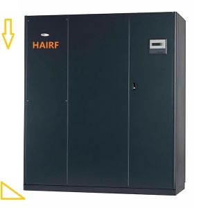 1100mm Length 102kw Crac Computer Room Air Conditioning unit Black