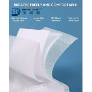 9.5cm Elastic Earloop KN95 Disposable Protective Respirators